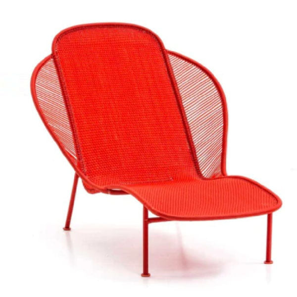 Outdoor Braid and Rope Heigh Back Chair,Lazy Chair, Rest Chair, Easy Chair, Occasional chair - Paxton
