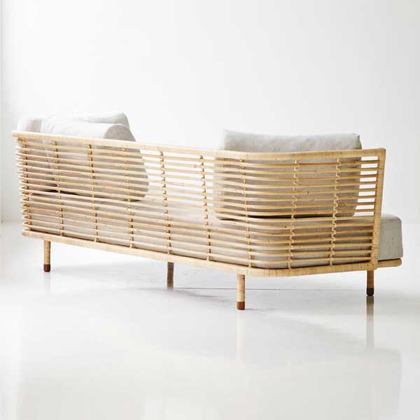 Cane & Rattan Furniture - Couch - Canto