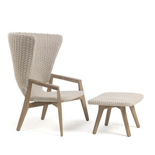 Outdoor Braid and Rope Heigh Back Chair,Lazy Chair, Rest Chair, Easy Chair, ocassional chair - Elemental
