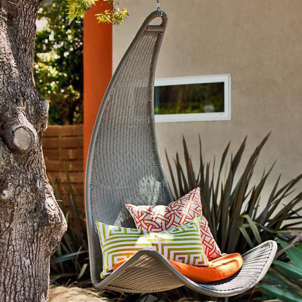 Outdoor Wicker Swing - Dolphin
