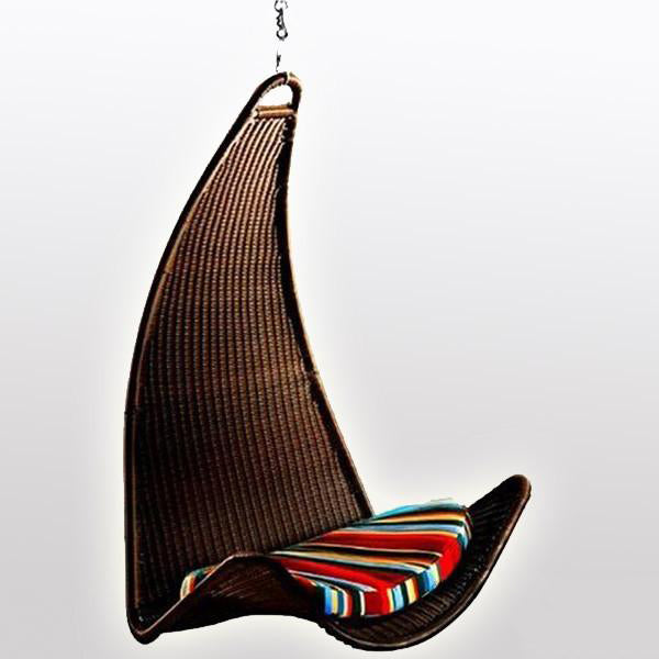 Outdoor Wicker Swing - Dolphin