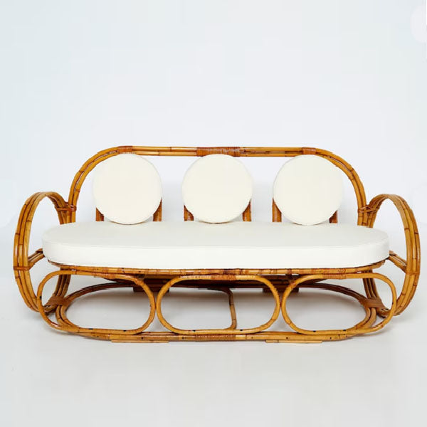 Cane & Rattan Furniture - Couch - Snowy