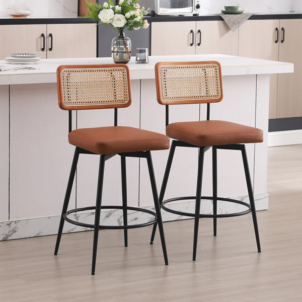 Cane & Rattan Bar Chair - Chill Chalice