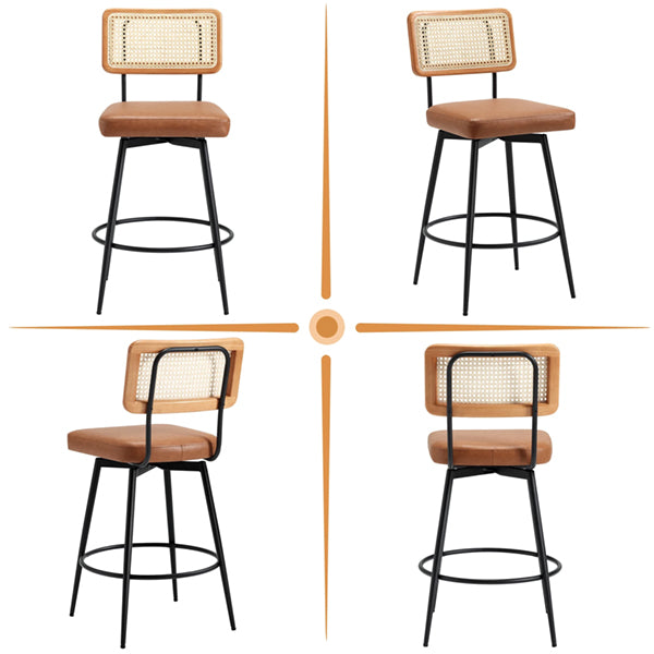 Cane & Rattan Bar Chair - Chill Chalice