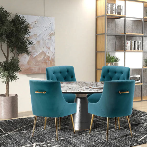Fully Upholstered Indoor Furniture - Dining Set - Bryn