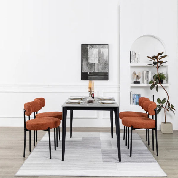 Fully Upholstered Indoor Furniture - Dining Set - Dale
