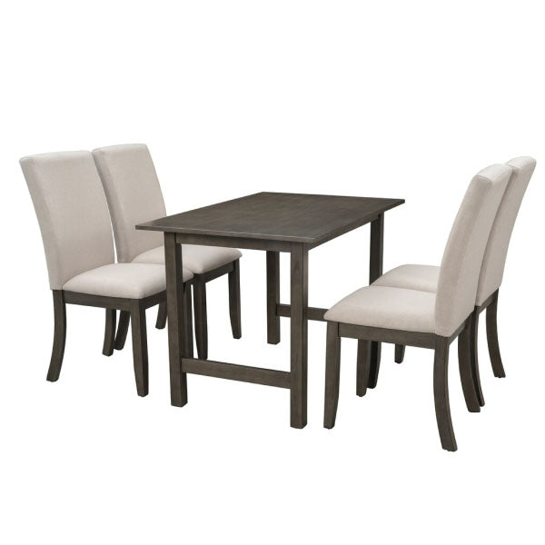 Fully Upholstered Indoor Furniture - Dining Set - Glena