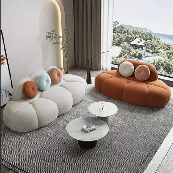 Fully Upholstered Indoor Furniture - Sofa Set - Fluffy