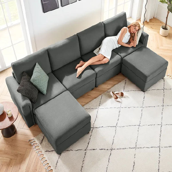 Fully Upholstered Indoor Furniture - Sofa Set - Nextra
