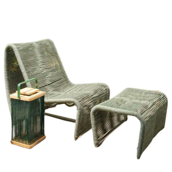Outdoor Braid and Rope Chair, Lazy Chair, Rest Chair, Easy Chair, Ocassional Chair - Calix