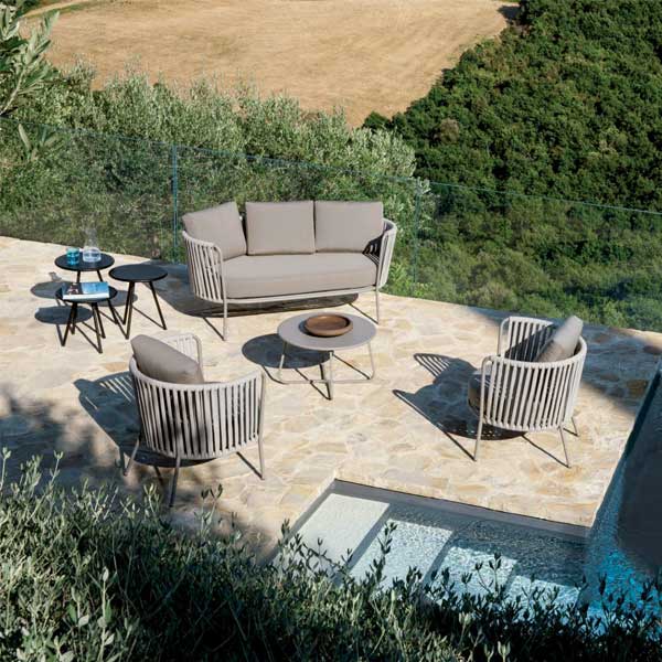 Outdoor Braided & Rope Coffee Set - Deck