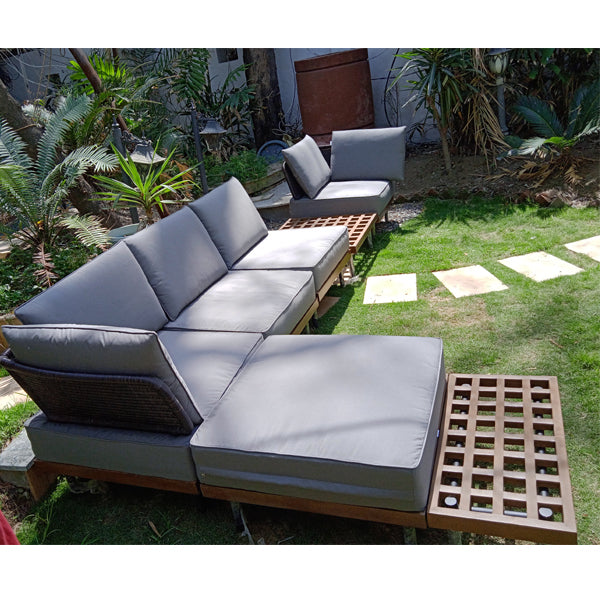 Outdoor Furniture -Wicker Sofa Set - HexaDot - Ready Stock Sale
