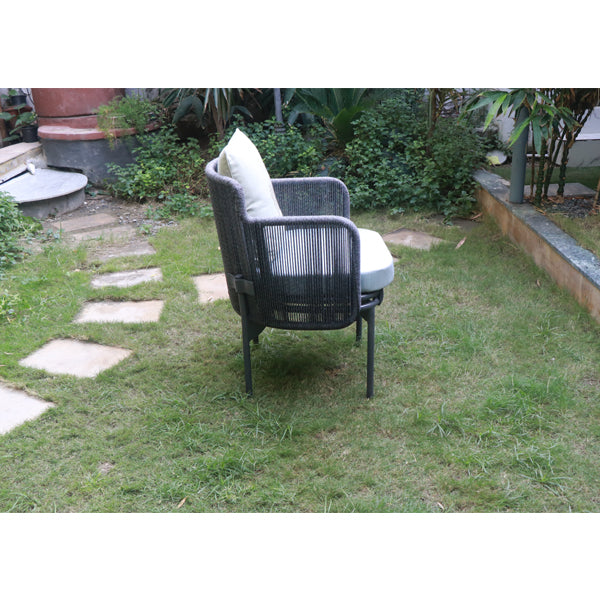 Outdoor Furniture Braided & Rope Coffee Chair - Mateo - Ready Stock Sale