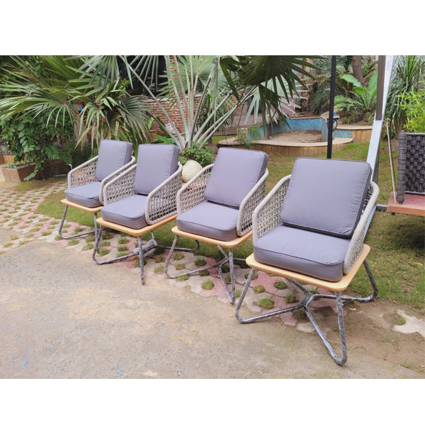 Outdoor Furniture Braided, Rope & Cord Coffee Chair - Flamenco - Ready Stock Sale