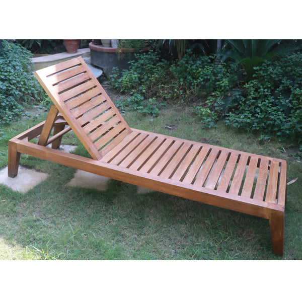 Outdoor Furniture Wooden - Sun Lounger - Caterian - Ready Stock Sale