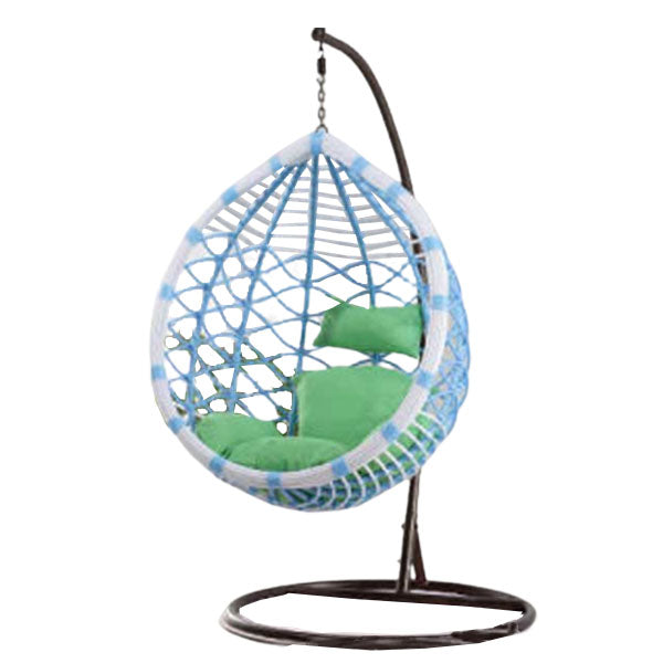 Outdoor Wicker - Swing With Stand - Wave