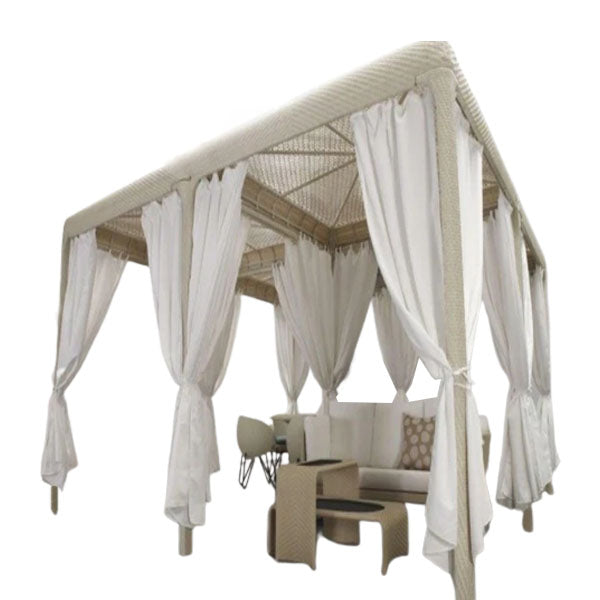 Outdoor Wicker Cabana & Gazebo - Bristo Max