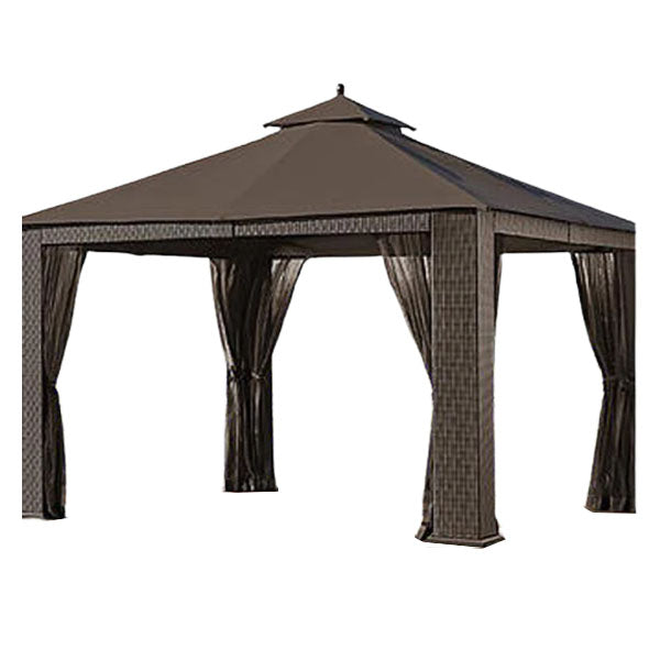 Outdoor Wicker Cabana & Gazebo - Pebble-Bay