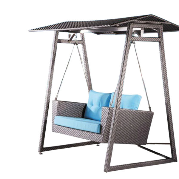 Outdoor Wicker Two Seater Swing - Dynamic