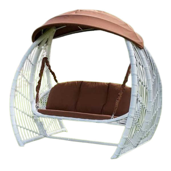 Outdoor Wicker Two Seater Swing - Oceanic