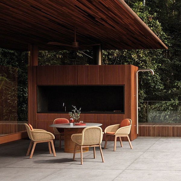 Outdoor Braided & Rope Coffee Set - Calm