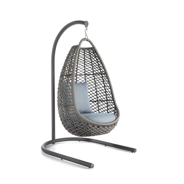 Hanging Swing, Balcony Swing, Garden Swing Chair- Omnium Max Single and Double Seater- With - Stand - Braided & Rope