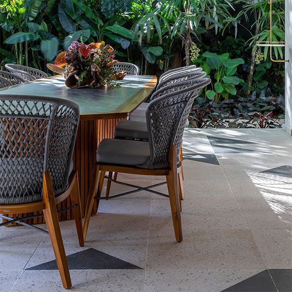 Outdoor Wood - Dining Set - Gloster Ocean 01