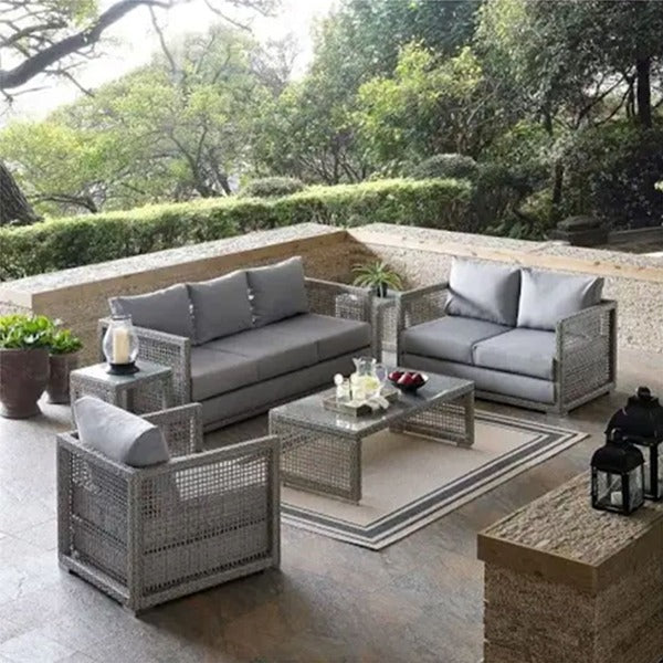 Outdoor Wicker Sofa Set three seater five seater  with table Spectra Next