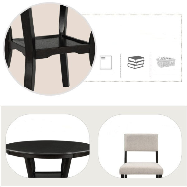 Upholstered Indoor Furniture - Dining Set - Elgon