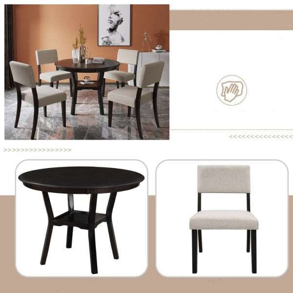 Upholstered Indoor Furniture - Dining Set - Elgon