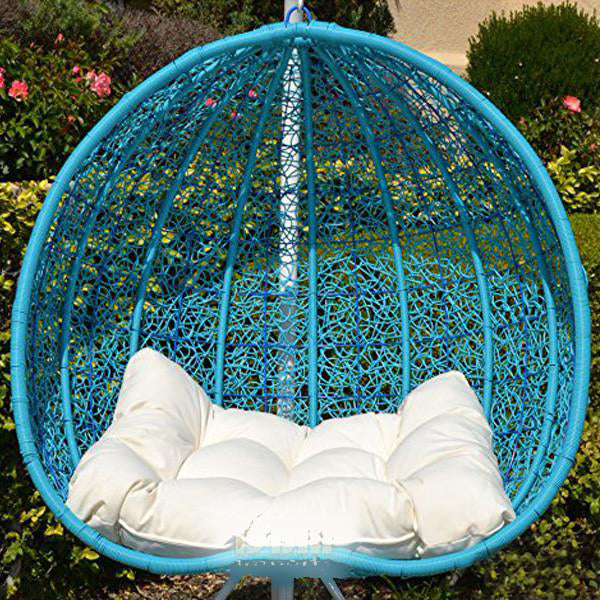 Outdoor Wicker - Swing Without Stand - Pomegranate