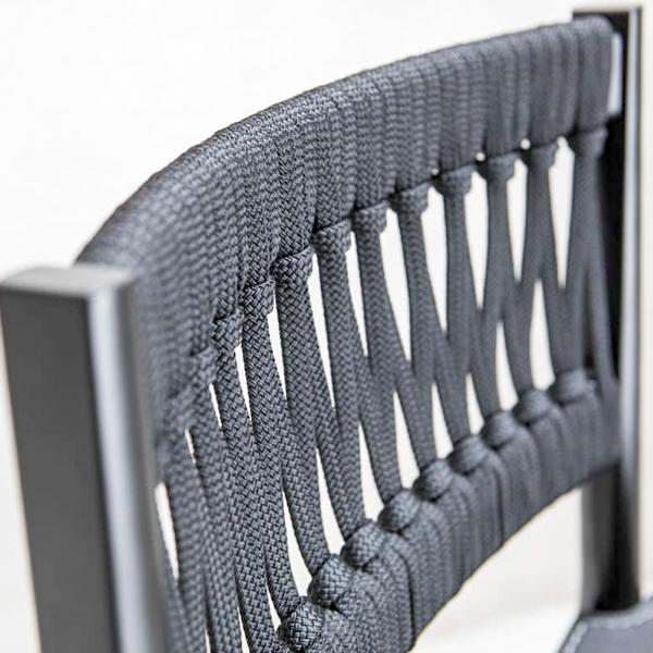 Outdoor Braided & Rope Bar Chair - Transat 908