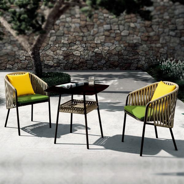Outdoor Braided & Rope Coffee Set - Neptune