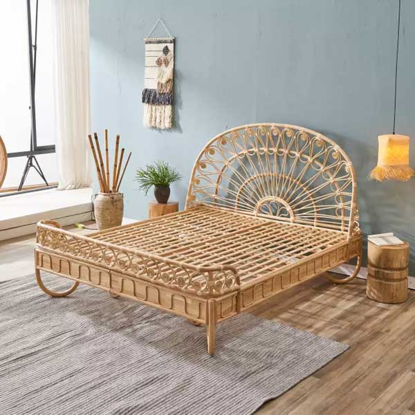 Cane & Rattan Furniture - Bed - Daisy