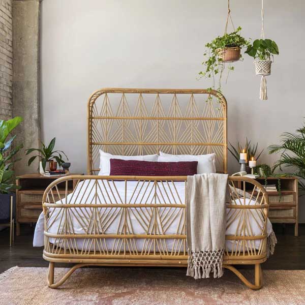 Cane & Rattan Furniture - Bed - Royalty