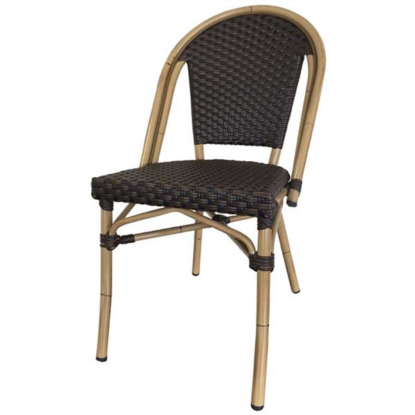 Classic French Bistro Cane & Wicker Furniture - Coffee Chair - Zambari