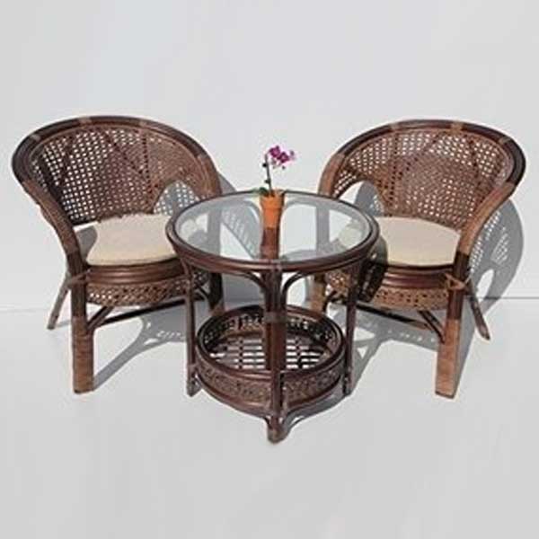 Cane & Rattan Furniture Coffee Set - Mariano