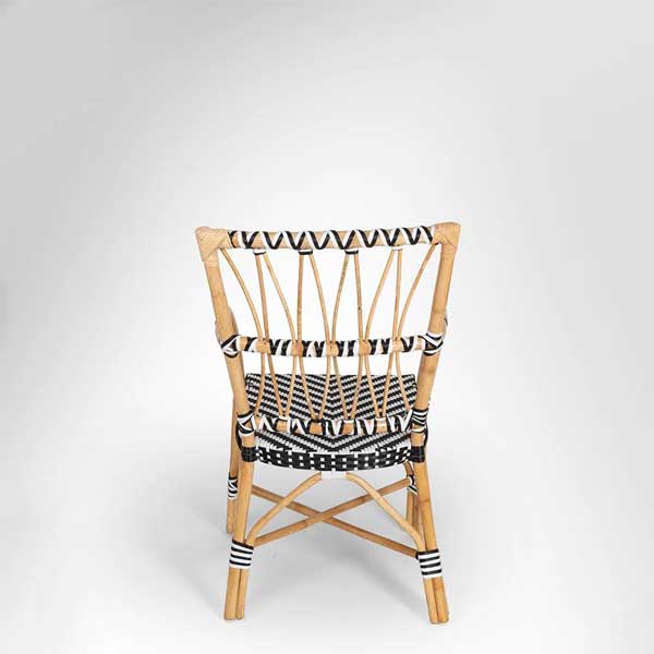 Classic French Bistro Cane & Wicker Furniture - Coffee Chair - Tanzan