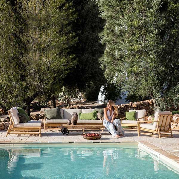 Cane & Rattan Furniture - Sofa Set - Terifa 