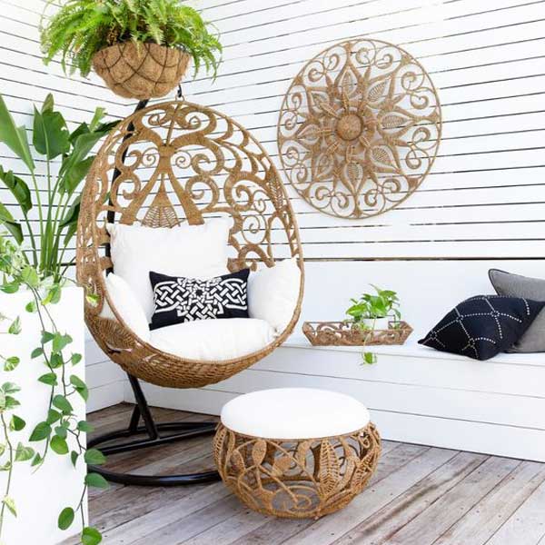  Cane & Rattan Wicker - Swing - Ashray