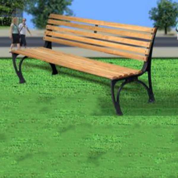 Cast Alluminum Outdoor Furniture - Garden Bench - Panca