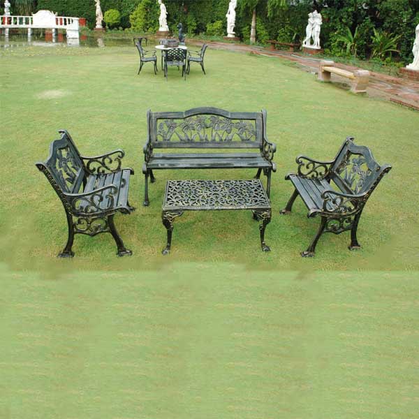 Cast Alluminum Outdoor Furniture - Garden Sofa Set - Banco