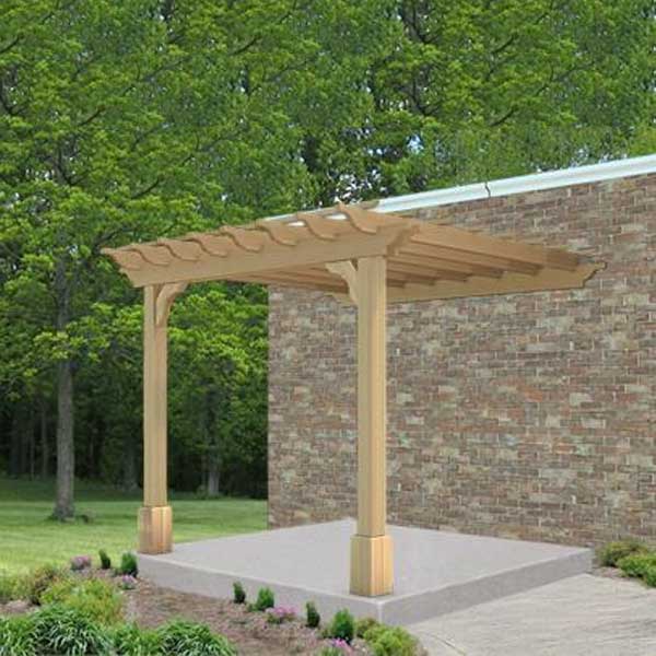 Classic Pergola with Thermo Pine Wooden Furniture 