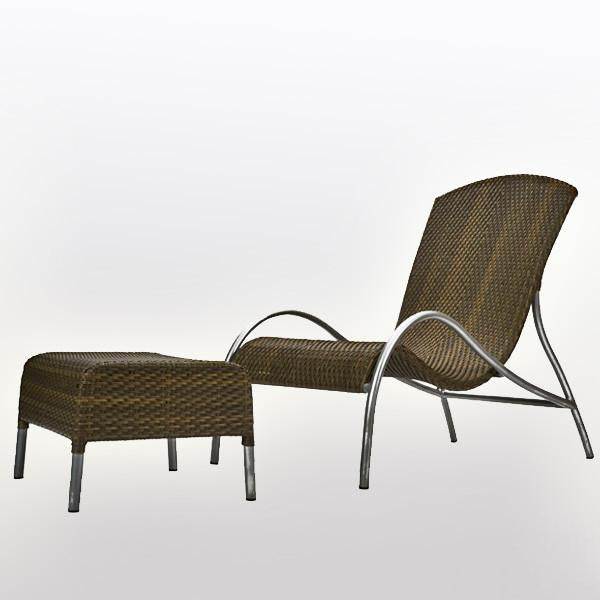 Outdoor Furniture - Wicker Easy Chair - Okhotsk