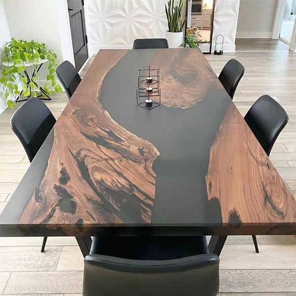 Epoxy Resin Furniture - Kitchen Table - Creole