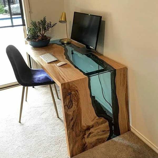 Epoxy Resin Furniture - Office Table - Aleska