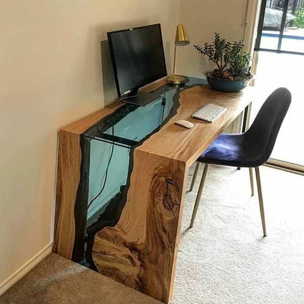 Epoxy Resin Furniture - Office Table - Aleska