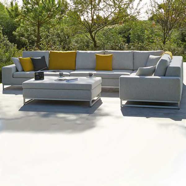 Fabric Upholstered Outdoor Furniture - Sofa Set - Edenia Next