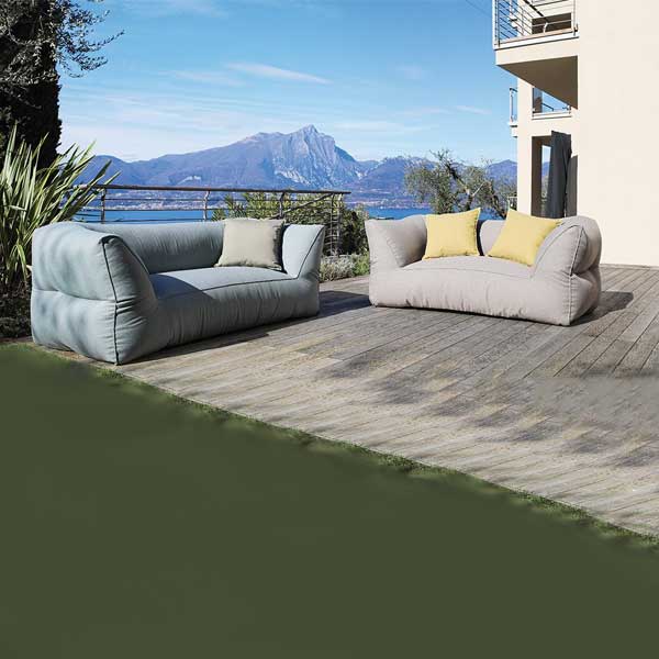Fully Upholstered Outdoor Furniture -Sofa Set - Puffone