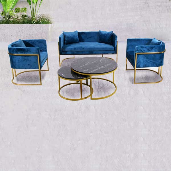 Fully Upholstered Outdoor Furniture - Sofa Set  - Delta